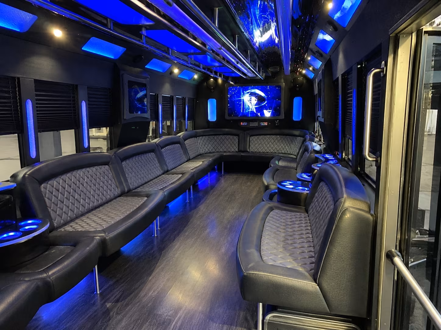 28 Passenger Party Bus Inside