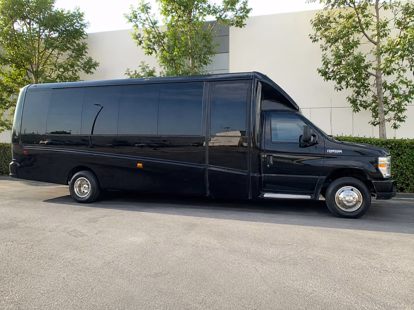 Jurupa Valley Airport Shuttle & Transportation party bus exterior