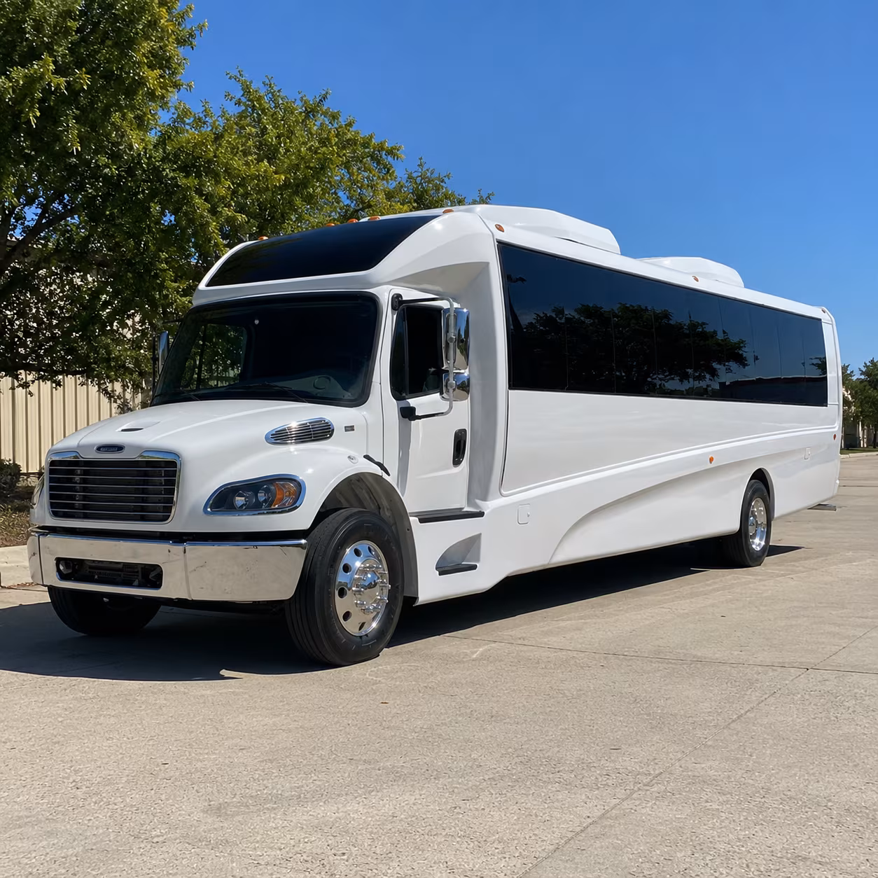 Jurupa Valley Airport Shuttle & Transportation party bus exterior