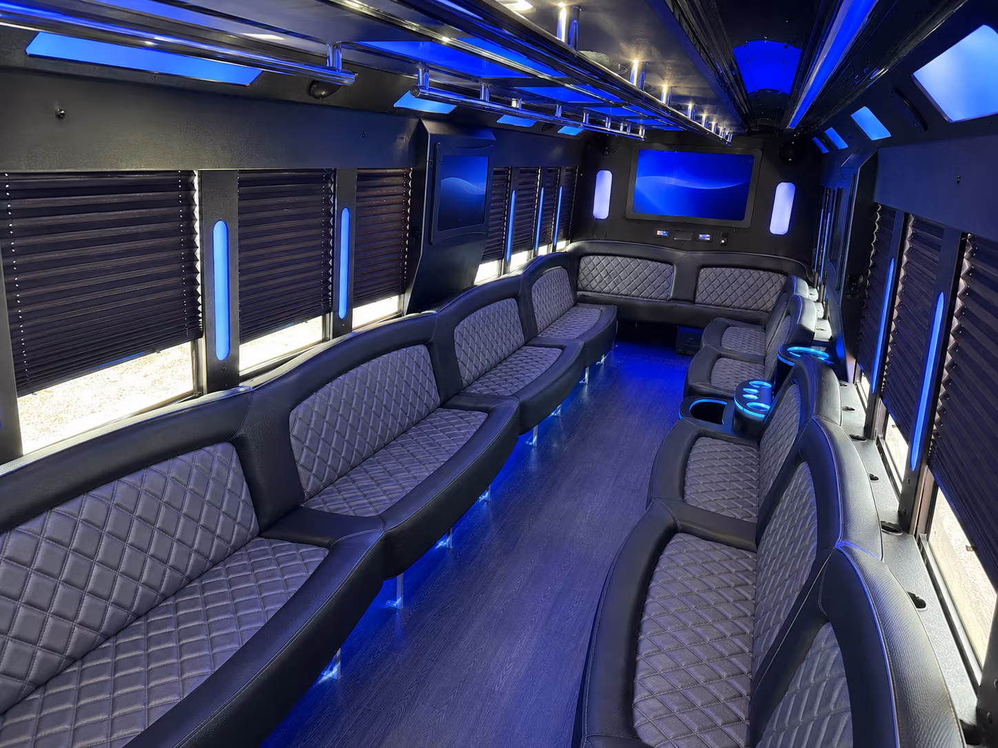 Jurupa Valley Concert & Music Festival Transportation party bus exterior