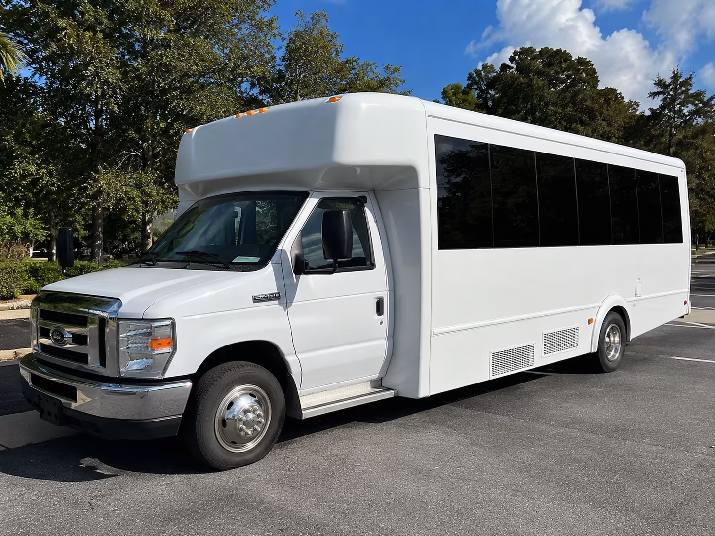 Jurupa Valley Private Event Transportation party bus exterior