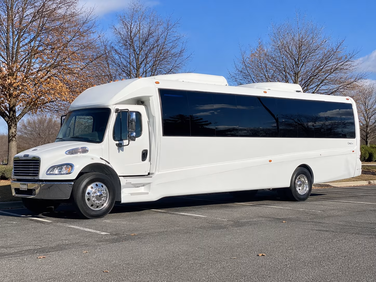 Jurupa Valley Private Event Transportation party bus exterior