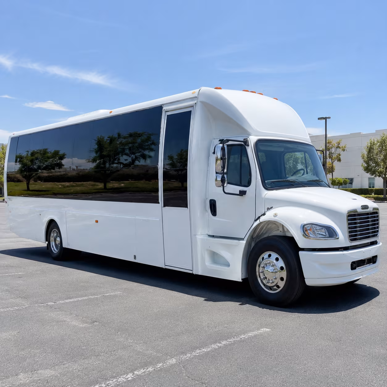 Jurupa Valley Prom & Homecoming Transportation party bus exterior