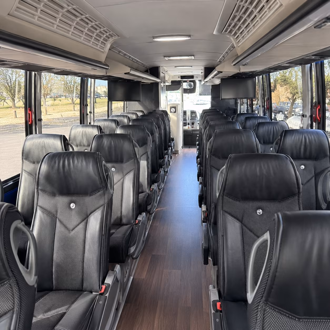 Jurupa Valley School Event Transportation party bus exterior