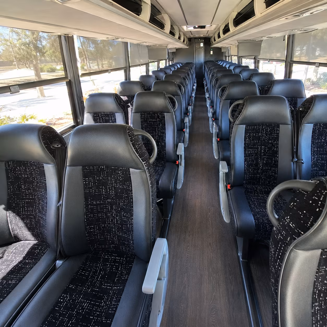 Jurupa Valley School Event Transportation party bus exterior