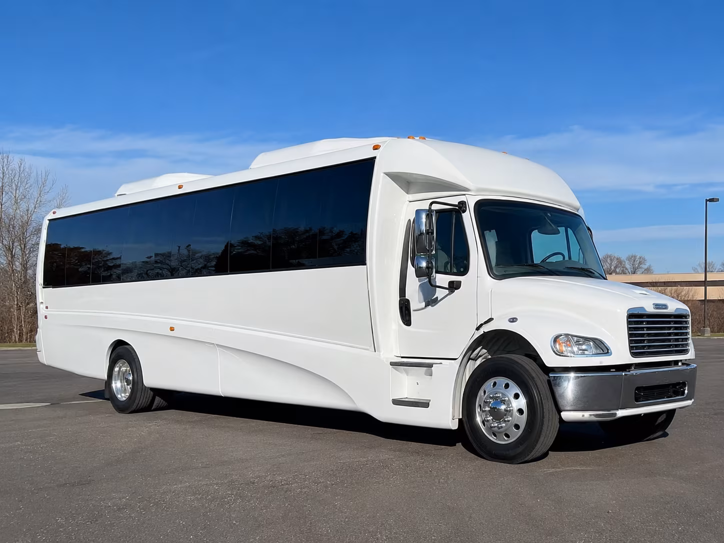 Jurupa Valley Wedding Transportation party bus exterior