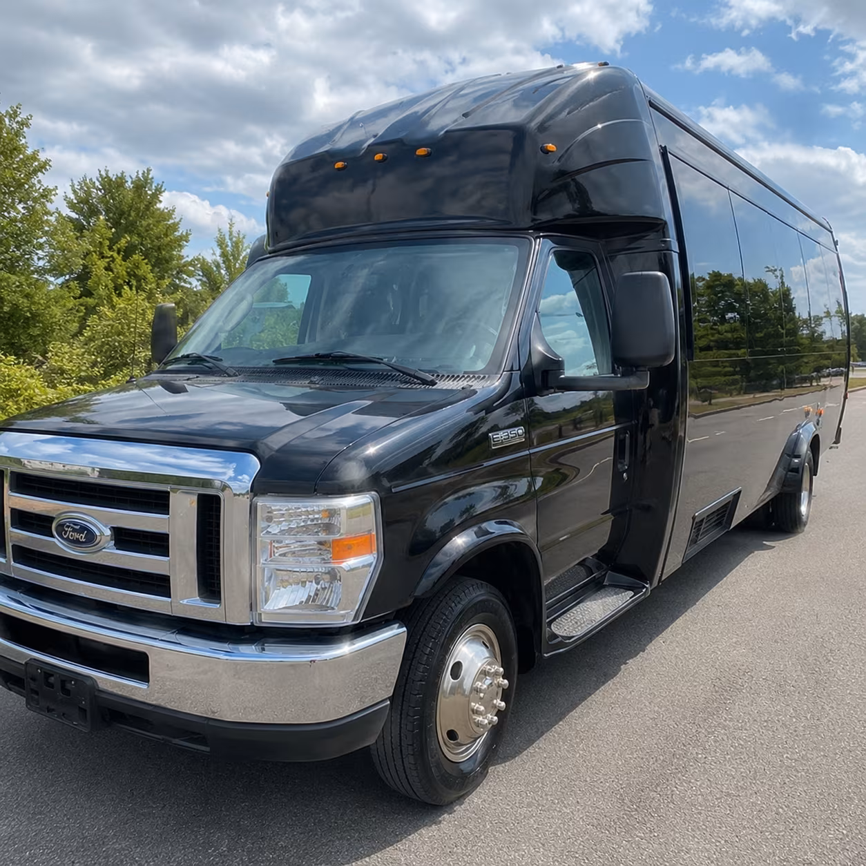 Jurupa Valley Wedding Transportation party bus exterior