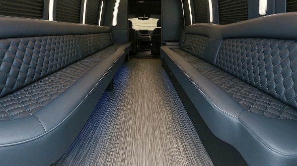 jurupa valley 25 passenger party bus interior